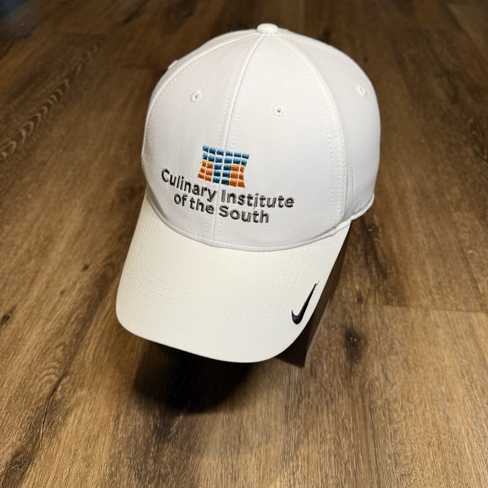 Nike Culinary Institute The South Hat White Black Dri Fit Legacy91 Running Gym
